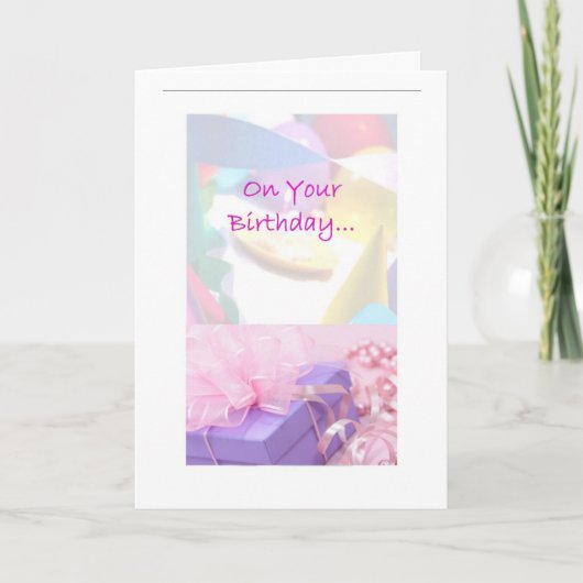 Entlastungs-Gesellschafts-Geburtstags-Karte Karte (Vorderseite)