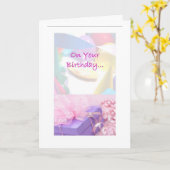 Entlastungs-Gesellschafts-Geburtstags-Karte Karte (Gelbe Blume)