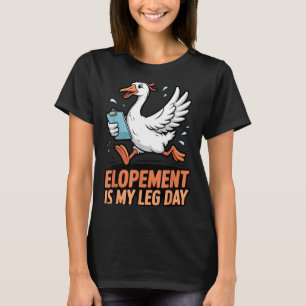 Entlaufen ist Beintag Ente ABA Therapeut Gans T-Shirt