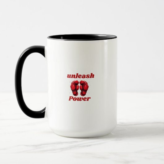 Entleash-Boxing-Power Tasse (Links)