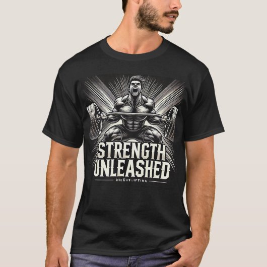 Entleash-Power: Festigkeitslifting-T-Shirt T-Shirt (Vorderseite)