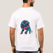 Entleash Roar: Cybernetic Lion T-Shirt (Rückseite)