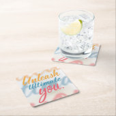 Entleash Ultimate Rechteckiger Pappuntersetzer (Vor Ort)