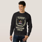 Entlebucher Mountain Dog Grandpa Like A Normal Gra Sweatshirt (Vorne ganz)