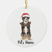 Entlebucher Mountain Dog Weihnachten Keramik Ornament (Vorne)