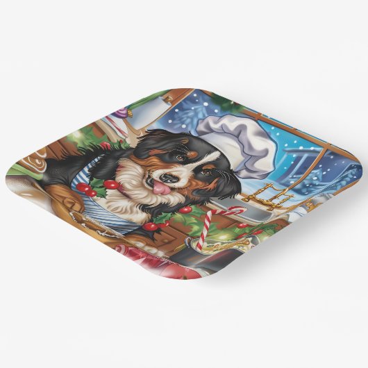 Entlebucher Mountain Holiday Baking: Festlich Pappteller (Gewinkelt)