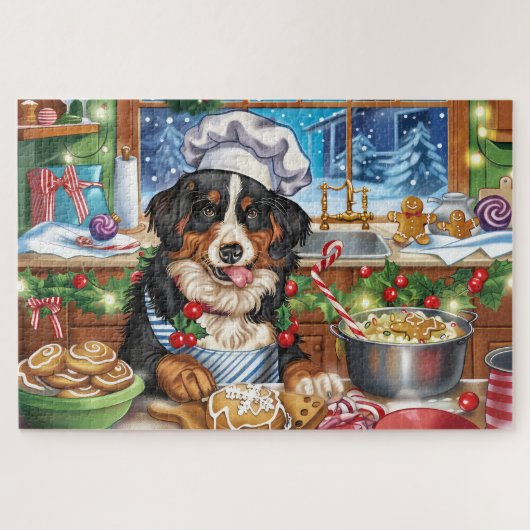 Entlebucher Mountain Holiday Baking: Festlich Puzzle (Horizontal)