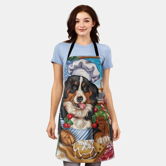 Entlebucher Mountain Holiday Baking: Festlich Schürze (Getragen)