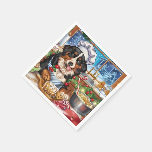 Entlebucher Mountain Holiday Baking: Festlich Serviette (Ecke)