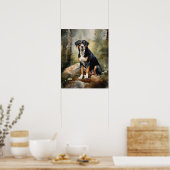 Entlebucher Mountain Hund Art Print Poster (Küche)