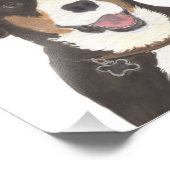 Entlebucher Mountain Hund Kunst Fotodruck (Ecke)