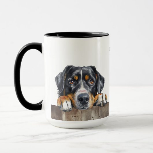 Entlebucher Mountain Hund Tasse (Links)