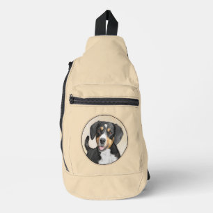 Entlebucher Mountain Hunde Malerei Original Hunde  Crossbody Bag