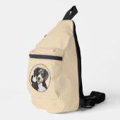 Entlebucher Mountain Hunde Malerei Original Hunde Crossbody Bag (Rechte Ecke)
