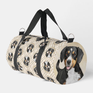 Entlebucher Mountain Hunde Malerei Original Hunde  Duffle Bag