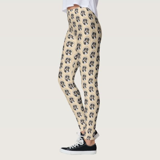 Entlebucher Mountain Hunde Malerei Original Hunde Leggings (Links)