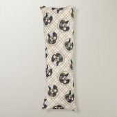 Entlebucher Mountain Hunde Malerei Original Hunde Seitenschläferkissen (Vorderseite Vertikal)