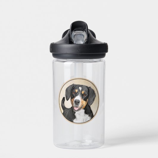 Entlebucher Mountain Hunde Malerei Original Hunde Trinkflasche (Vorne)