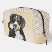 Entlebucher Mountain Hunde Malerei Original Hunde  Waschbeutel (Rechte Ecke)