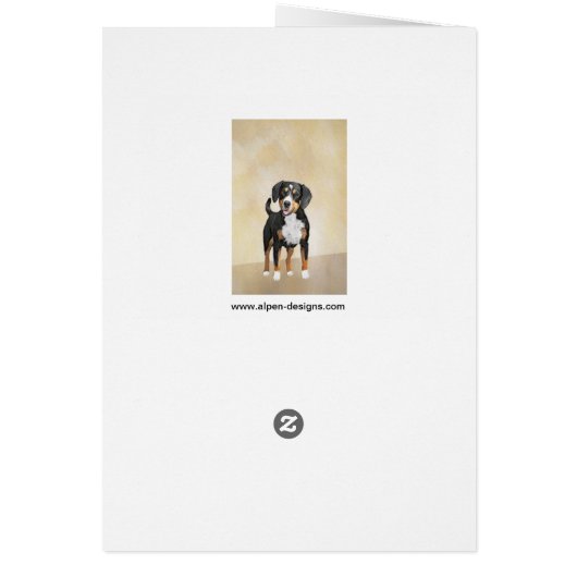 Entlebucher Mountain Hunde Malerei - Originelle Ku (Hinten)