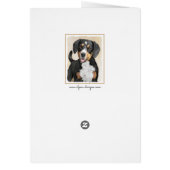 Entlebucher Mountain Hunde Malerei - Originelle Ku (Hinten)