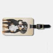 Entlebucher Mountain Hunde Malerei - Originelle Ku Gepäckanhänger (Vorderseite horizontal)