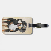 Entlebucher Mountain Hunde Malerei - Originelle Ku Gepäckanhänger (Rückseite horizontal)