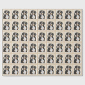 Entlebucher Mountain Hunde Malerei - Originelle Ku Geschenkpapier (Flach)