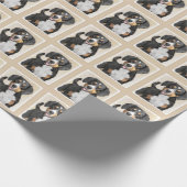 Entlebucher Mountain Hunde Malerei - Originelle Ku Geschenkpapier (Ecke)