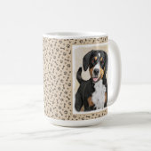 Entlebucher Mountain Hunde Malerei - Originelle Ku Kaffeetasse (VorderseiteRechts)