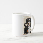 Entlebucher Mountain Hunde Malerei - Originelle Ku Kaffeetasse (VorderseiteRechts)