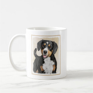 Entlebucher Mountain Hunde Malerei - Originelle Ku Kaffeetasse