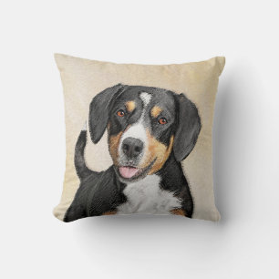 Entlebucher Mountain Hunde Malerei - Originelle Ku Kissen