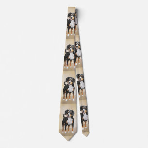 Entlebucher Mountain Hunde Malerei - Originelle Ku Krawatte