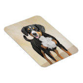 Entlebucher Mountain Hunde Malerei - Originelle Ku Magnet (Rechte Seite)