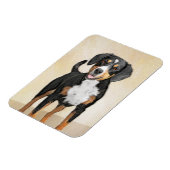 Entlebucher Mountain Hunde Malerei - Originelle Ku Magnet (Linke Seite)