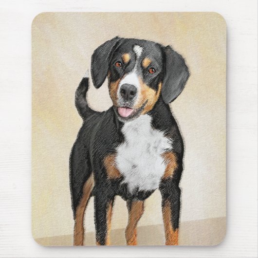 Entlebucher Mountain Hunde Malerei - Originelle Ku Mousepad (Vorne)