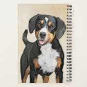 Entlebucher Mountain Hunde Malerei - Originelle Ku Planer (Rückseite)