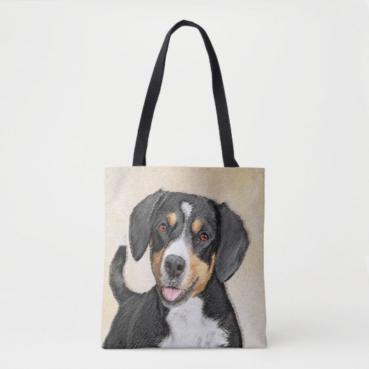 Entlebucher Mountain Hunde Malerei - Originelle Ku Tasche (Vorderseite)