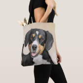 Entlebucher Mountain Hunde Malerei - Originelle Ku Tasche (Von Nahem)