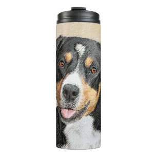 Entlebucher Mountain Hunde Malerei - Originelle Ku Thermosbecher
