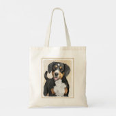 Entlebucher Mountain Hunde Malerei - Originelle Ku Tragetasche (Rückseite)