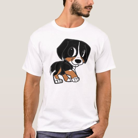 entlebucher mt-Hund cartoon.png T-Shirt (Vorderseite)
