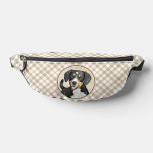 Entlebucher Sennenhund Malerei Originale Hunde Kun Bauchtasche