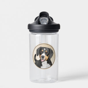 Entlebucher Sennenhund-Malerei Originale Hundekuns Trinkflasche