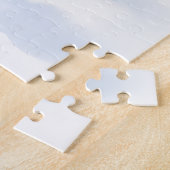 Entlebucher Sennenhund Schneewald Santa Puzzle (Seite)