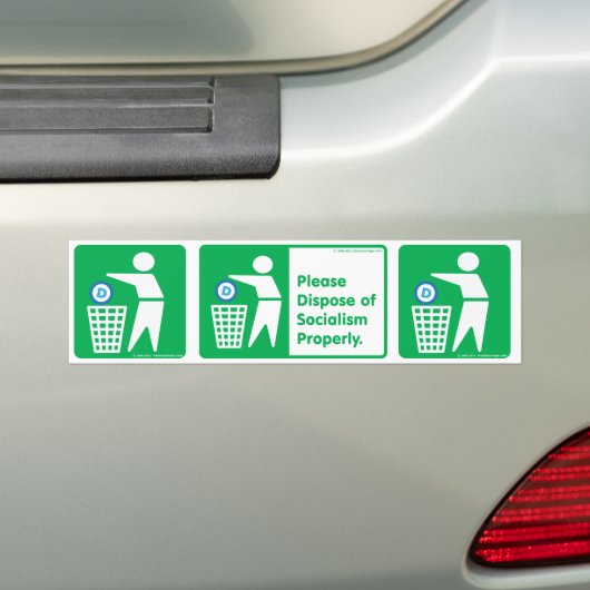 Entledigen Sie bitte sich Sozialismus - Autoaufkleber (Auf Auto)