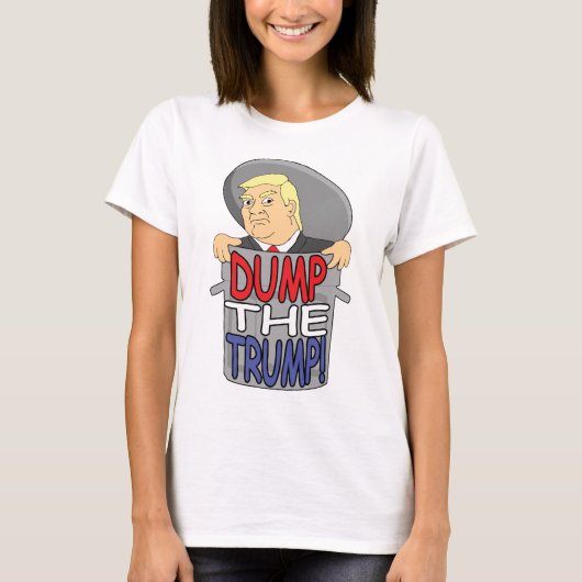 Entleeren Sie den Trumpf! Der T - Shirt der Frauen (Vorderseite)