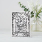 Entleerung der Kammerpfeife Postkarte (Stehend Vorderseite)