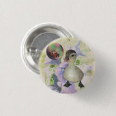 Entlein mit Seifenblase Button (Vorne & Hinten)